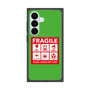 プレミアムスクエアケース with SnapMag［ FRAGILE Sticker - Green ］