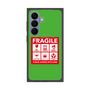 プレミアムスクエアケース with SnapMag［ FRAGILE Sticker - Green ］
