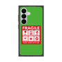 プレミアムスクエアケース with SnapMag［ FRAGILE Sticker - Green ］
