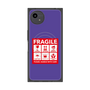 プレミアムスクエアケース with SnapMag［ FRAGILE Sticker - Purple ］