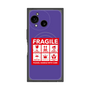 プレミアムスクエアケース with SnapMag［ FRAGILE Sticker - Purple ］