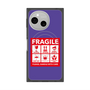 プレミアムスクエアケース with SnapMag［ FRAGILE Sticker - Purple ］