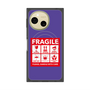 プレミアムスクエアケース with SnapMag［ FRAGILE Sticker - Purple ］