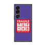 プレミアムスクエアケース with SnapMag［ FRAGILE Sticker - Purple ］