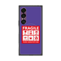 プレミアムスクエアケース with SnapMag［ FRAGILE Sticker - Purple ］