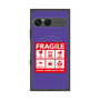 プレミアムスクエアケース with SnapMag［ FRAGILE Sticker - Purple ］