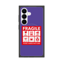 プレミアムスクエアケース with SnapMag［ FRAGILE Sticker - Purple ］