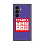 プレミアムスクエアケース with SnapMag［ FRAGILE Sticker - Purple ］