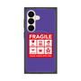 プレミアムスクエアケース with SnapMag［ FRAGILE Sticker - Purple ］