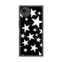 プレミアムスクエアケース with SnapMag［ Stars - Black ］