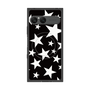 プレミアムスクエアケース with SnapMag［ Stars - Black ］