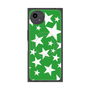 プレミアムスクエアケース with SnapMag［ Stars - Green ］