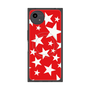プレミアムスクエアケース with SnapMag［ Stars - Red ］