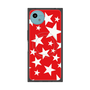 プレミアムスクエアケース with SnapMag［ Stars - Red ］