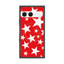 プレミアムスクエアケース with SnapMag［ Stars - Red ］