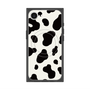 プレミアムスクエアケース with SnapMag［ Cow - White ］