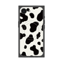 プレミアムスクエアケース with SnapMag［ Cow - White ］