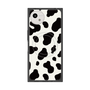 プレミアムスクエアケース with SnapMag［ Cow - White ］