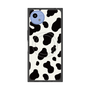 プレミアムスクエアケース with SnapMag［ Cow - White ］