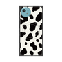 プレミアムスクエアケース with SnapMag［ Cow - White ］