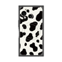 プレミアムスクエアケース with SnapMag［ Cow - White ］