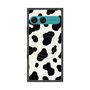 プレミアムスクエアケース with SnapMag［ Cow - White ］