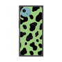 プレミアムスクエアケース with SnapMag［ Cow - Green ］