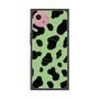 プレミアムスクエアケース with SnapMag［ Cow - Green ］