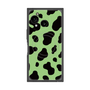 プレミアムスクエアケース with SnapMag［ Cow - Green ］
