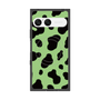 プレミアムスクエアケース with SnapMag［ Cow - Green ］