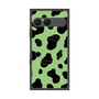 プレミアムスクエアケース with SnapMag［ Cow - Green ］