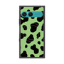 プレミアムスクエアケース with SnapMag［ Cow - Green ］