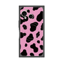 プレミアムスクエアケース with SnapMag［ Cow - Pink ］
