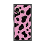 プレミアムスクエアケース with SnapMag［ Cow - Pink ］