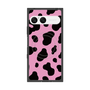 プレミアムスクエアケース with SnapMag［ Cow - Pink ］