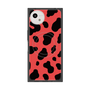 プレミアムスクエアケース with SnapMag［ Cow - Red ］