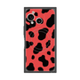 プレミアムスクエアケース with SnapMag［ Cow - Red ］