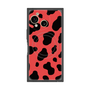 プレミアムスクエアケース with SnapMag［ Cow - Red ］
