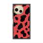 プレミアムスクエアケース with SnapMag［ Cow - Red ］