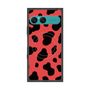 プレミアムスクエアケース with SnapMag［ Cow - Red ］