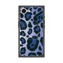プレミアムスクエアケース with SnapMag［ Leopard - Blue ］