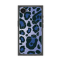 プレミアムスクエアケース with SnapMag［ Leopard - Blue ］