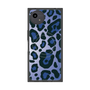 プレミアムスクエアケース with SnapMag［ Leopard - Blue ］