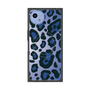 プレミアムスクエアケース with SnapMag［ Leopard - Blue ］