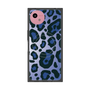 プレミアムスクエアケース with SnapMag［ Leopard - Blue ］