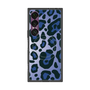 プレミアムスクエアケース with SnapMag［ Leopard - Blue ］