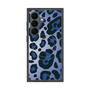 プレミアムスクエアケース with SnapMag［ Leopard - Blue ］