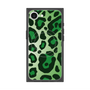 プレミアムスクエアケース with SnapMag［ Leopard - Green ］