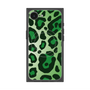 プレミアムスクエアケース with SnapMag［ Leopard - Green ］