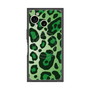 プレミアムスクエアケース with SnapMag［ Leopard - Green ］